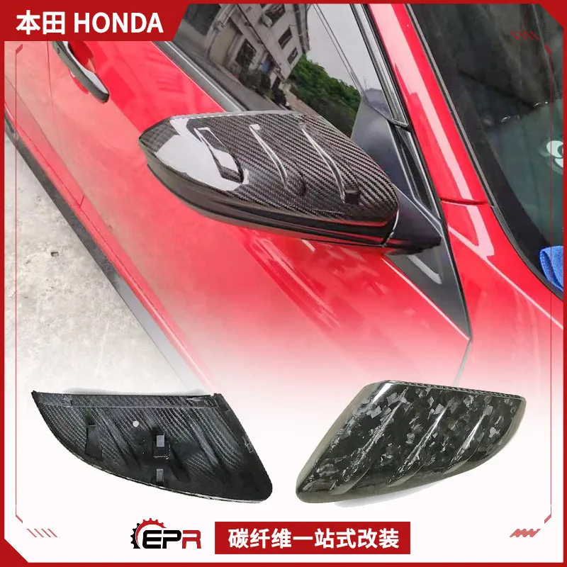 

Suitable for Honda FK8 Type R unlimited Mugen carbon fiber rearview mirror modification, lossless replacement of rearview mirror