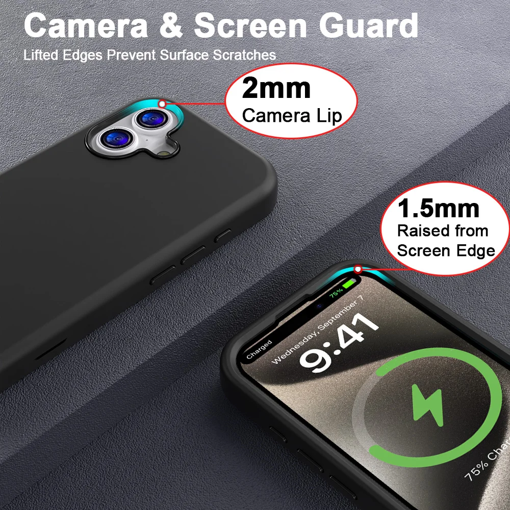 حافظة هاتف Fit iPhone 17، حافظة متينة شديدة التحمل مقاومة للغبار والسقوط ومقاومة للخدش لهاتف iPhone 17 مقاس 6.3 بوصة #5