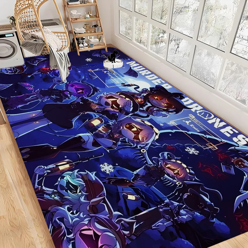 M-Murder Drones Room Mats Retro Multiple Choice غرفة المعيشة المطبخ البساط عدم الانزلاق ترحيب البساط