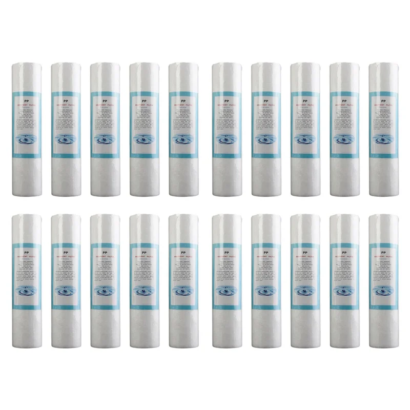 

B23B 20 шт. сменные фильтры для осадков воды (5 микрометров) картриджи 2,5 x 10 дюймов