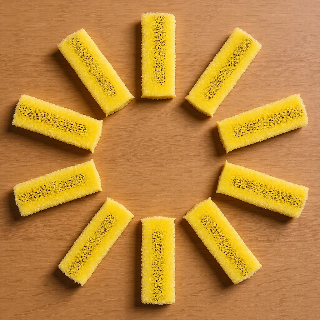 10 قطعة نسيج زهرة متوسطة الإسفنج جدار النقش فرشاة يغطي للمنزل مكتب اللوحة الأصفر دريوال الملمس محكم الطلاء