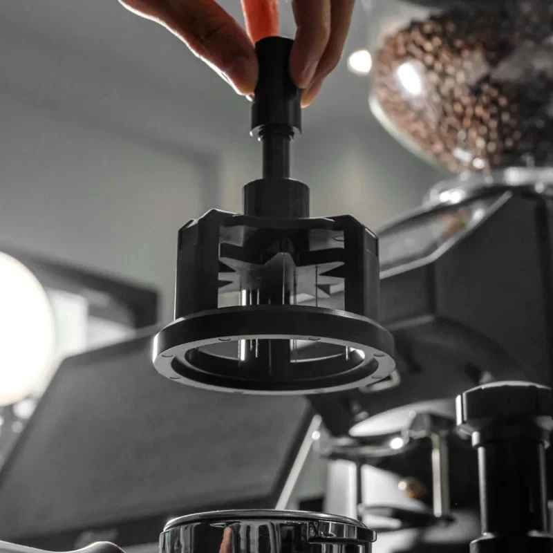 51/53/58mm Magnetic Coffee Tamper Needle Espresso Stirrer With Stand Rotary Disperser Anti-slip Loose Powder For Some Cafe Shop