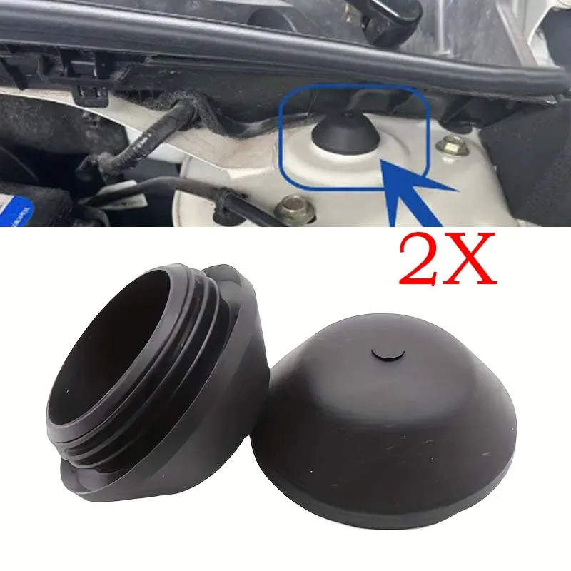 2X Front Suspension Strut Mount Cover Waterproof Dustproof For Nissan New Qashqai X-Trail Sylphy Altima Accessories