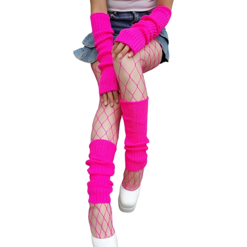 ensemble-gants-thermiques-sans-doigts-en-acrylique-3-pieces-chaussettes-en-resille-chauffe-jambes-pour-femmes-vetements