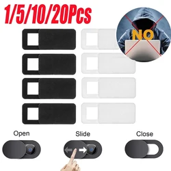 1-20pcs Universal Webcam Protective Cover Antispy Slider Camera Protector for iPad Laptop Macbook Phones Lens Privacy Stickers
