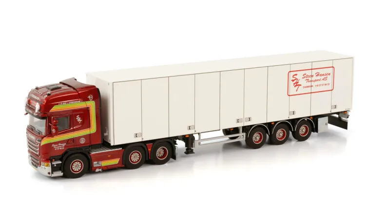 

Alloy Model WSI 1:50 Scale SCA-NIA 6X2 Axle Transport Delivery Container Truck Vehicle Diecast Toy Model ,STEEN HANSEN,01-3547