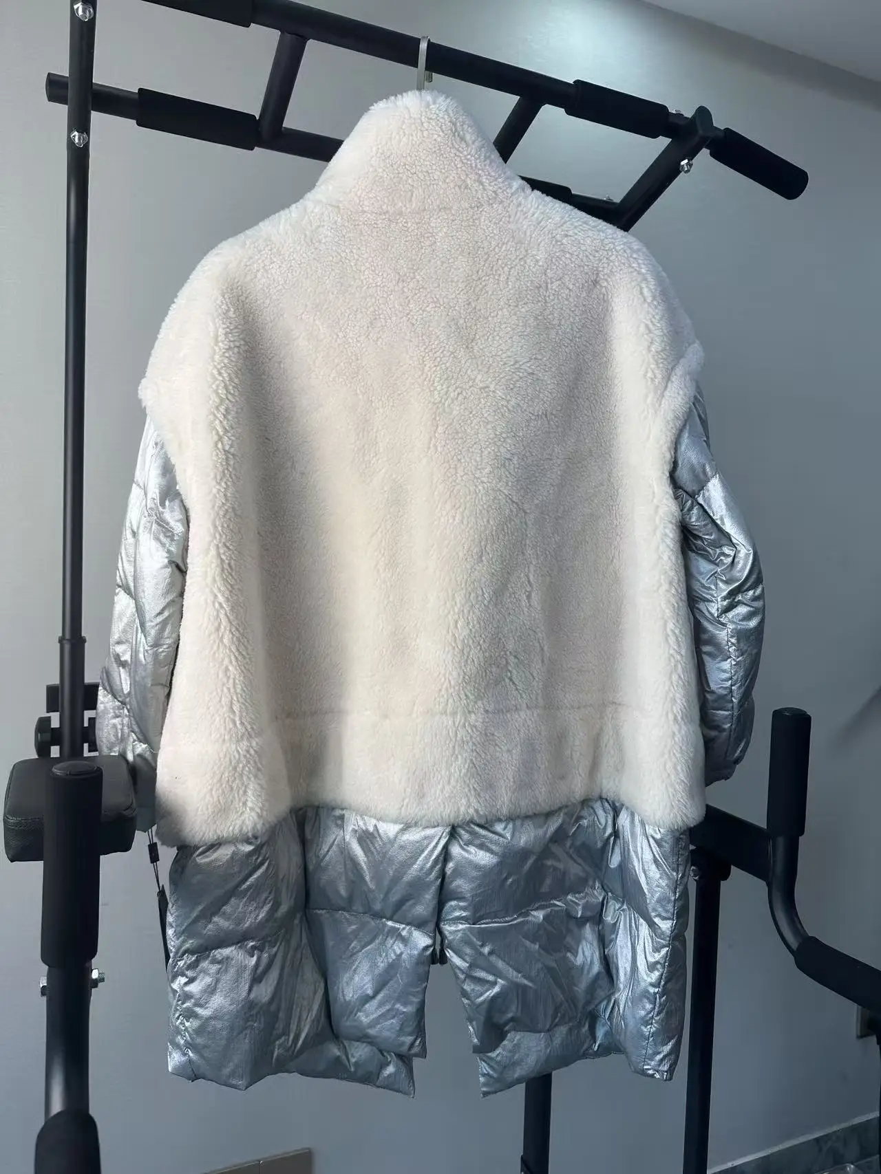 سترة من الصوف الحقيقي من AYUNSUE ملابس شتوية للنساء معطف نسائي دافئ فريد من نوعه تعزيز عيوب صغيرة لا استرداد لا تبادل #2