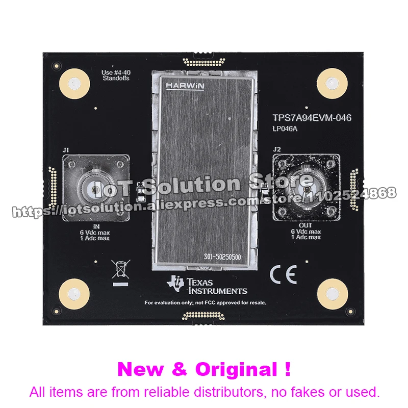 TPS7A94EVM-046 TPS7A94 evaluation module for 1-A, ultra-low noise, ultra-high PSRR, RF voltage regulator TPS7A94EVM 046