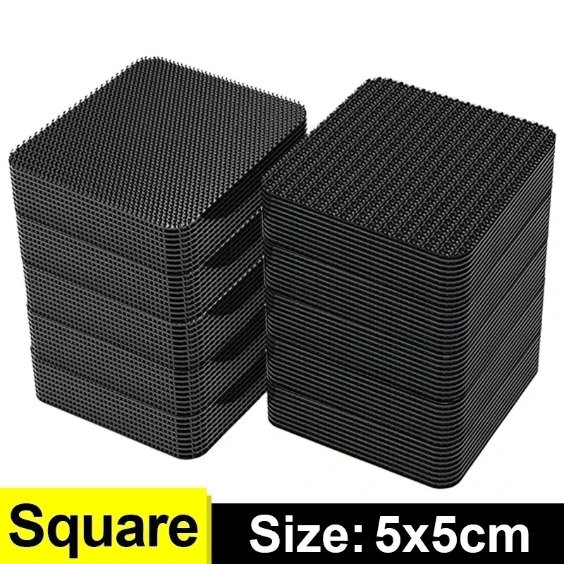 

10pair For Home Floor Foot Mats Car Carpet Fixed Patches Anti Skid Grip Tapes Double Faced High Adhesive Carpet Fixing Stickers