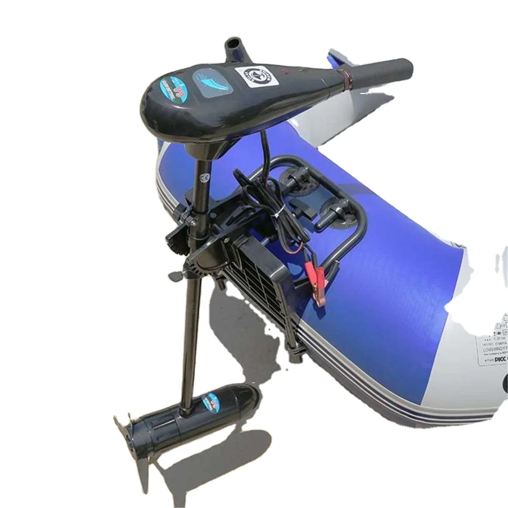 

60 LBS 12 V Electric Outboard Brush Motor Transom Mounted Power Fishing Boat Engine
