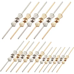 300pcs 3 Size Chandelier Connectors Clips Pins Lamp Metal Hanger Pins Connectors Chlips Bowtie Pins for Fastening Crystals