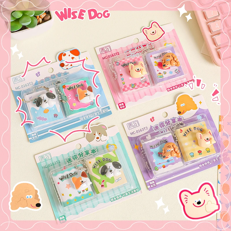 cute things kawaii Stationery back to school supplies Mini Portable Notebook gift for kids small Notepad cat dog diary memo pads