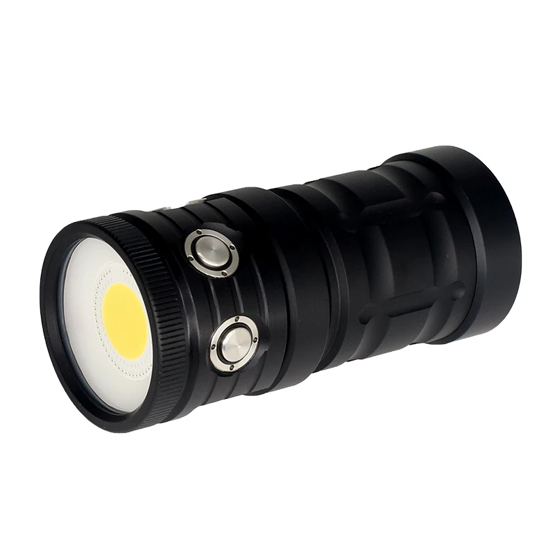 

Waterproof Dive Torch Scuba Diving Light Subaquatic Illumination Device 10000 Lumens 100m LED Industrial Rechargeable Battery