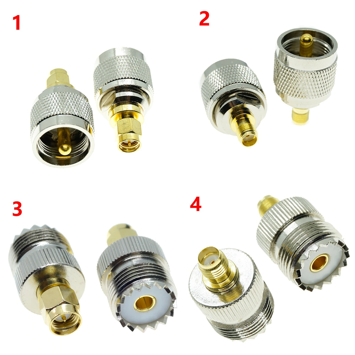 2Pcs Sma To Uhf Rf …