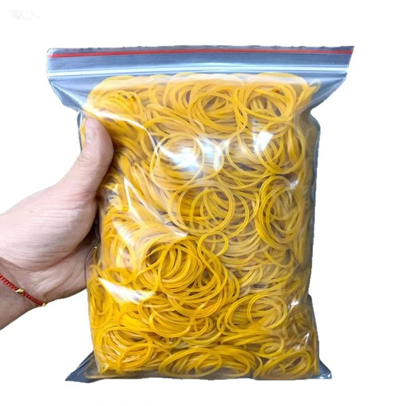 Conjunto de 300 Peças de Elásticos Amarelos de Alta Elasticidade e Durabilidade, Resistência Industrial e Alta Temperatura, Brinquedos para Todas as Idades