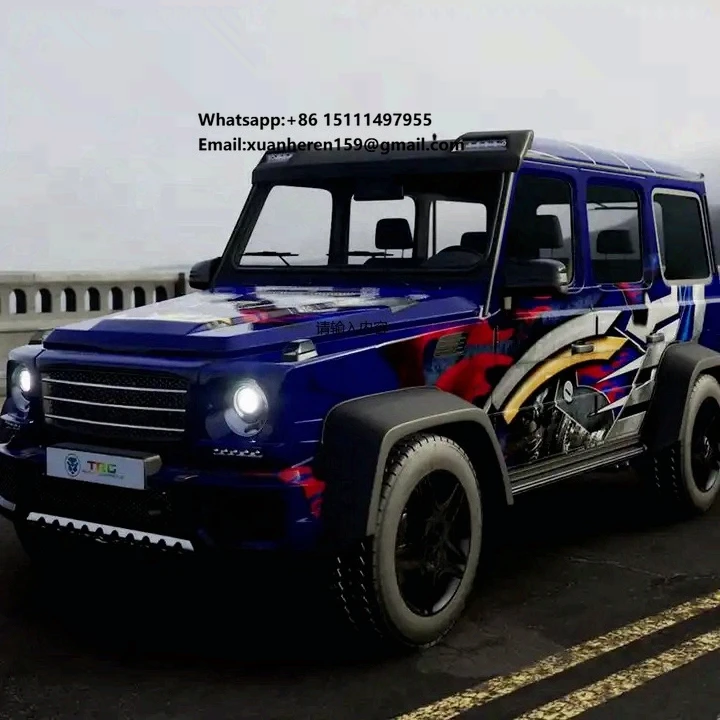 

Personal Custom King Kong Cartoon Print Camouflage Full Car Design Body Sticker Film Painted Car Packaging Color-changing Vinyl