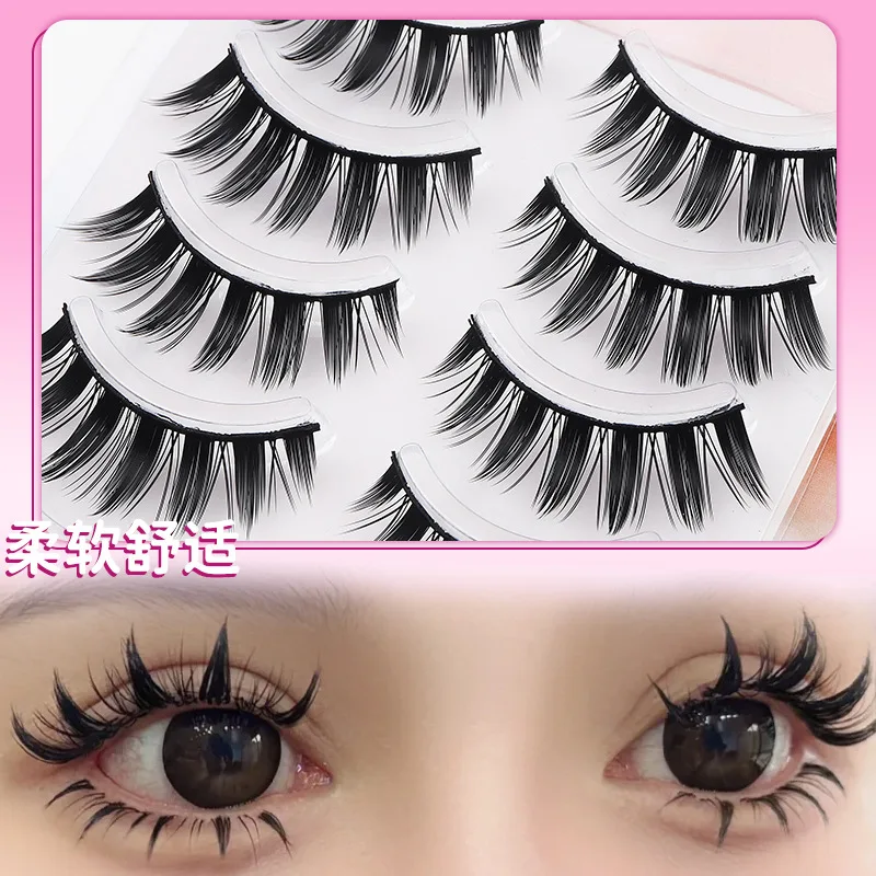 11 paia di ciglia finte in fabbrica mantengono una fornitura stabile di ciglia Cat Eye, ciglia Fox Eye