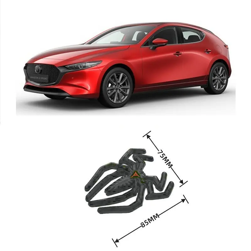 2pc 3D Metal Black Widow Spider Logo Car Sticker For mazda 3 6 cx-5 2 CX-7 CX-9 cx-90 mx-30 cx-60 cx-50 bt-50 cx-30