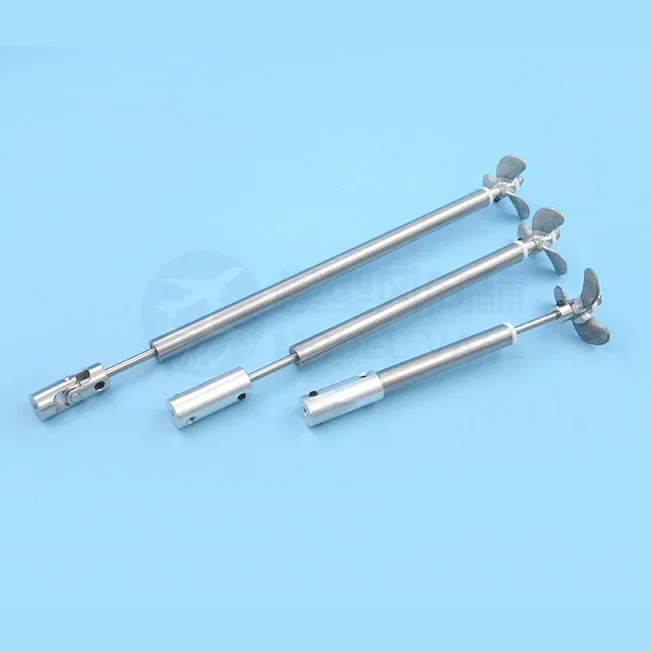 3mm RC Boat Shaft Set L10/15/20cm Stainless Steel DriveShaft+Shaft Sleeve+3 Blade Alloy Propeller+Coupling-A/Cardan Joint-B