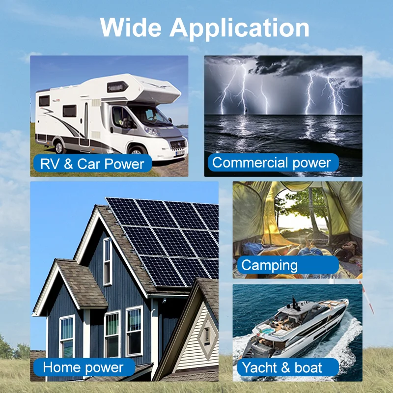 CNswipower SRC 4000VA 3600W عاكس للطاقة الشمسية الهجين محول موجة جيبية نقية 120A MPPT 24VDC 120VAC لشاحن الطاقة الشمسية #5