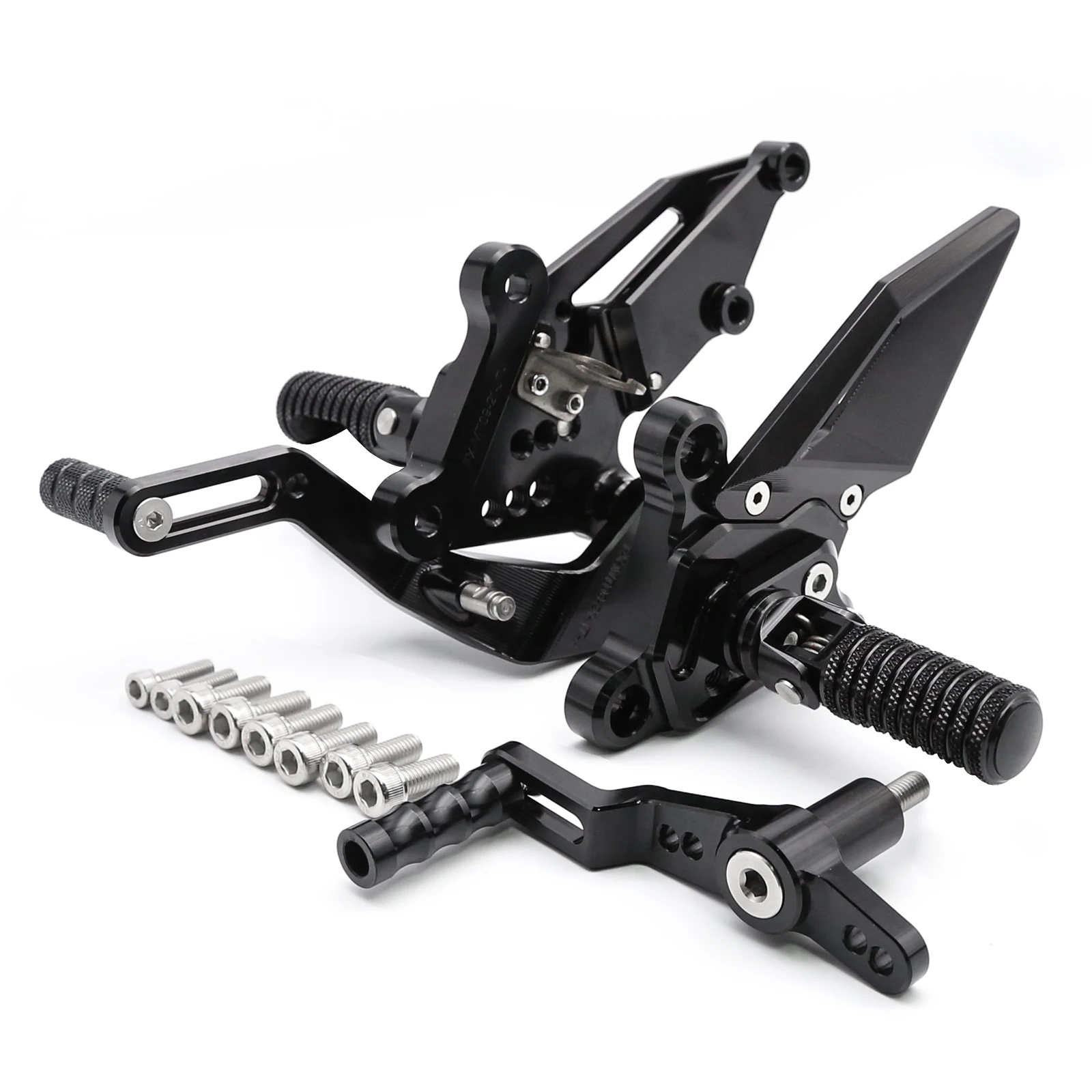 CNC الألومنيوم دراجة نارية Rearset مسند القدمين Footpeg لياماها MT-09 V3 FZ09 2021 2022 2023 2024 #5