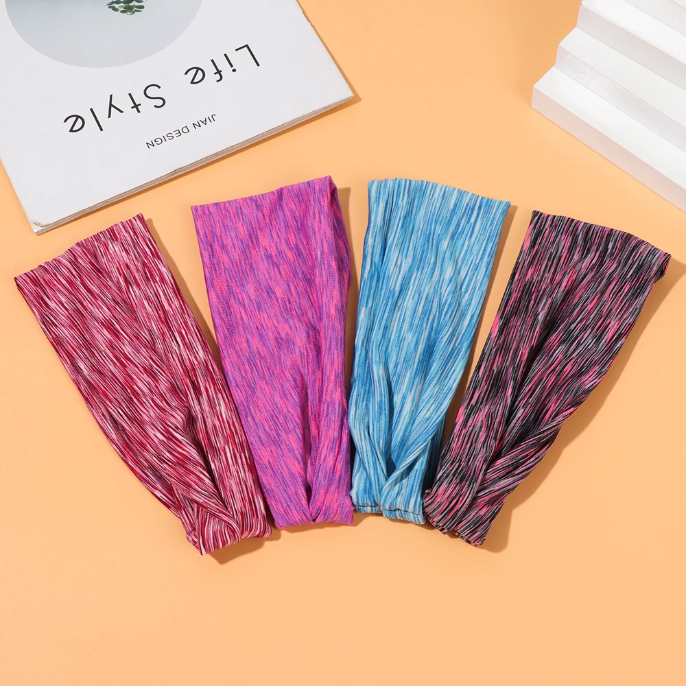 ผู้ชายผู้หญิง Headwear โยคะฟิตเนสดูดซับเหงื่อ Hairbands HEAD Band กีฬา Hairbands โยคะ Headbands