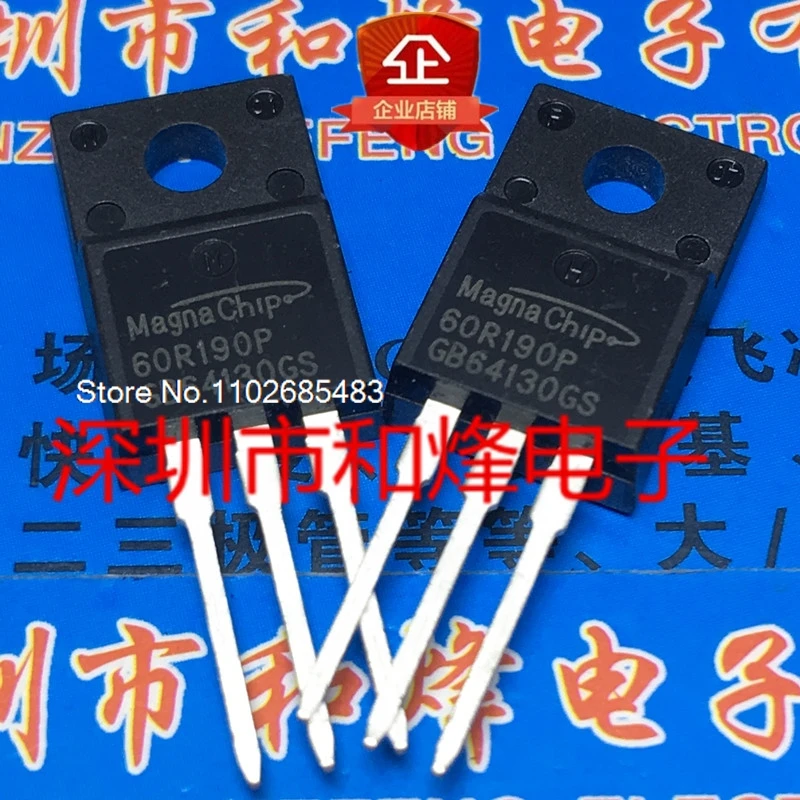 (5 Buah/Lot) MMF60R190P 60R190P TO-220F 600V 20A Sirkuit Terpadu