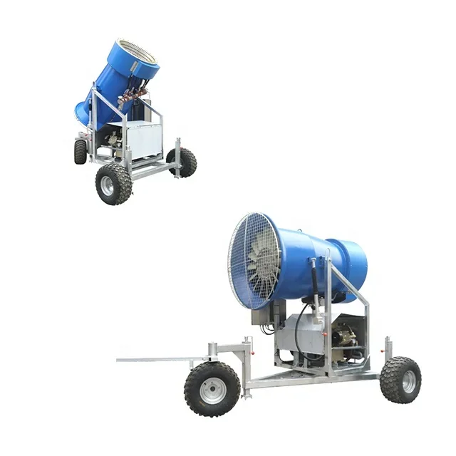 Christmas outdoor ski resort snow making machine Outdoor mobile artificial snow-making equipment