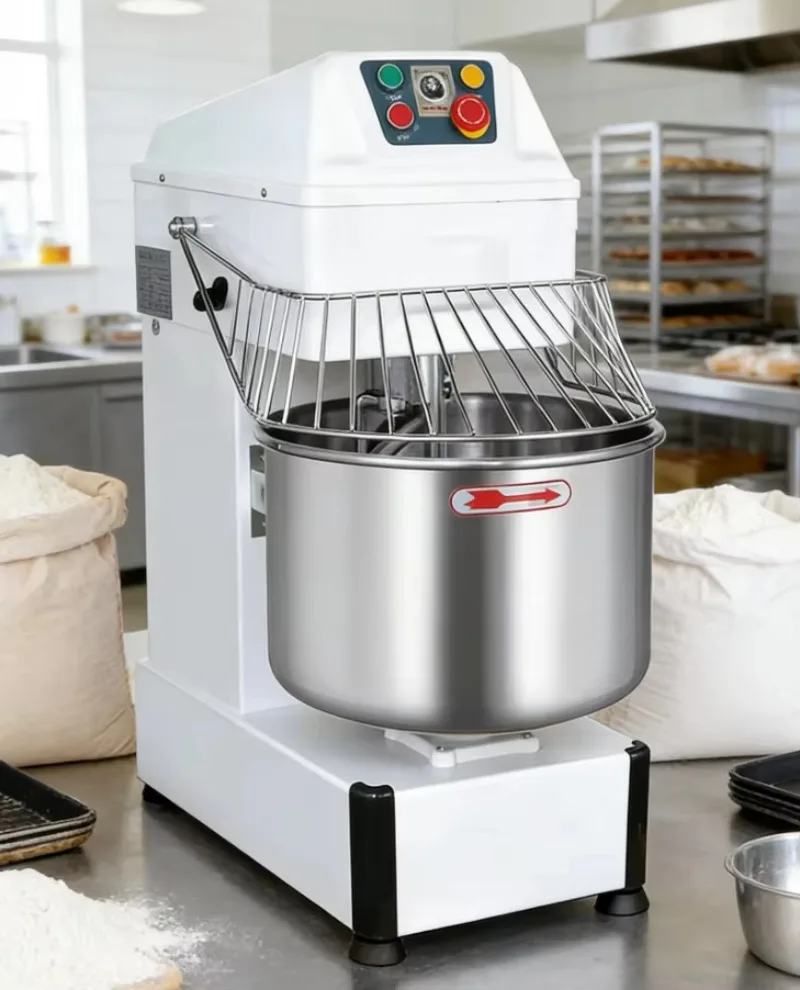Commercial 35L Planetary Mixer Safety Lock for Pizza Dough Bread Mixing Restaurant Hotel 110V 220V Custom