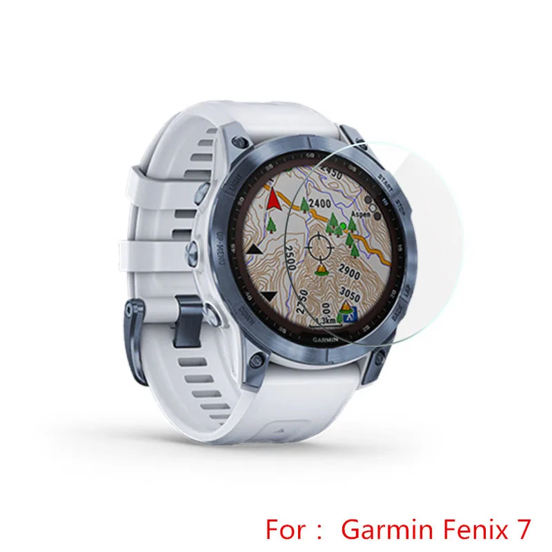 

2 шт. закаленное стекло для Garmin Fenix 7S 42 мм защита экрана часов для Garmin Fenix 7 7X Fenix7 47 мм 51 мм стеклянная пленка для часов