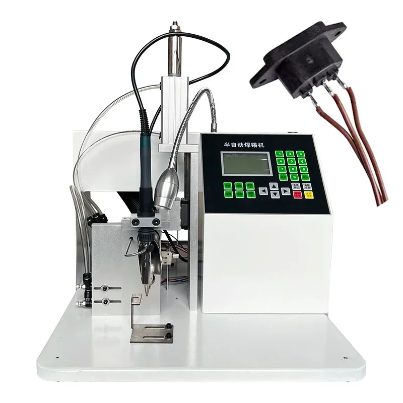 

Semi Automatic Soldering Station Pedal Type Soldering Machine for Power Plug USB Charging Cable 220V 150W Welding Equipment
