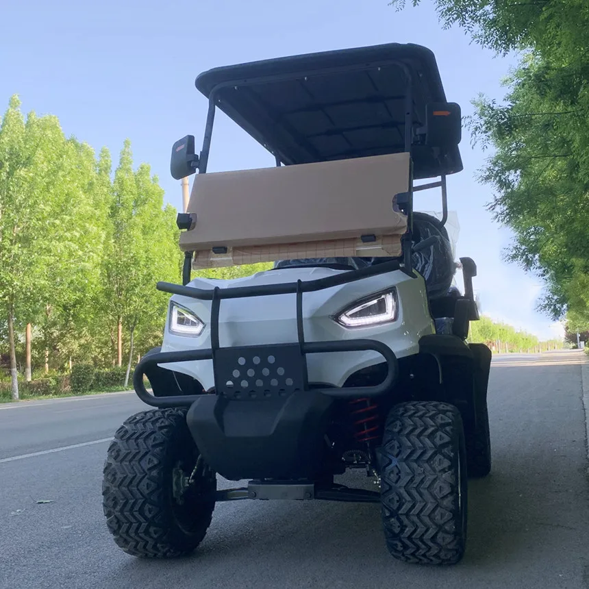 Safety Golf Cart Electric VIP Honoured Electric Car Continuously Variable Speed Golf Cart With Basket Golf trolleys Electric