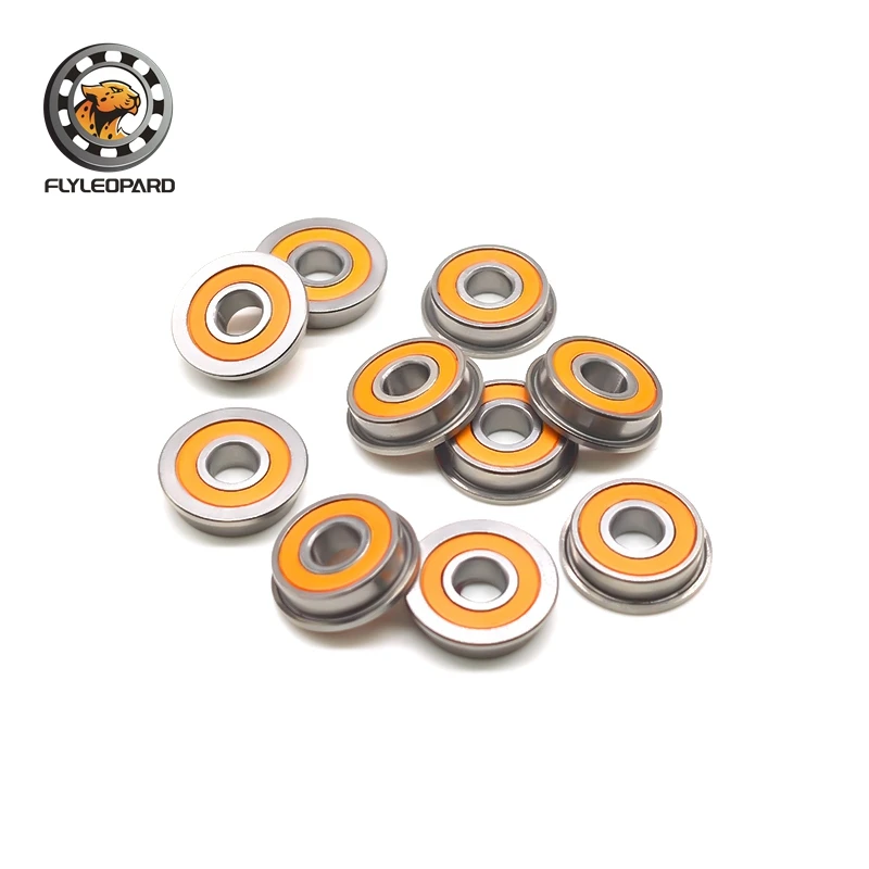 

10 шт. F695RS 5X13X4 мм подшипник ABEC-7 фланцевые миниатюрные F695 RS шарикоподшипники F695RS для VORON
