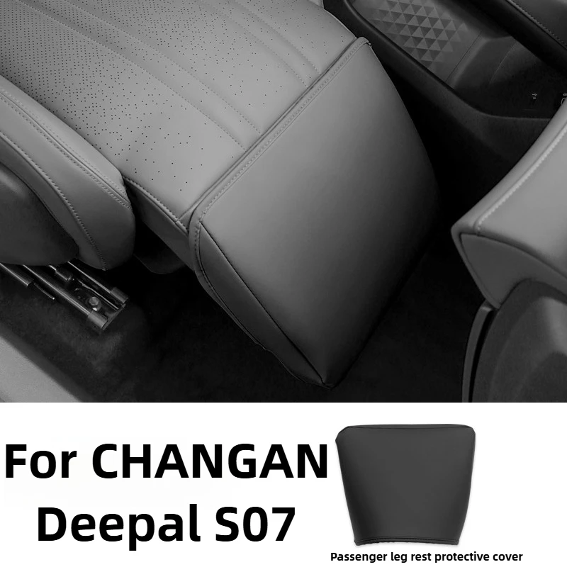 

Passenger Seat Leg Rest Cover For CHANGAN Deepal S07 Accessories 2026/2025 Premium Nappa Leather Waterproof Protector 2023-2024