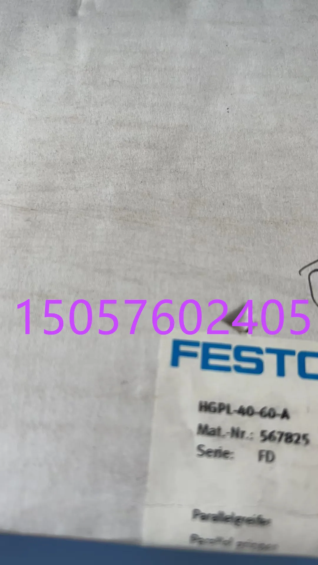 

Festo Parallel Gripper HGPL-40-60-A 567825 Stock