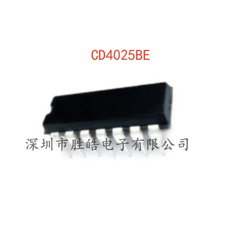 

(10PCS) NEW CD4025BE CD4025 Three Inputs or Non-Gates Logic Chip Straight In DIP-14 CD4025BE Integrated Circuit