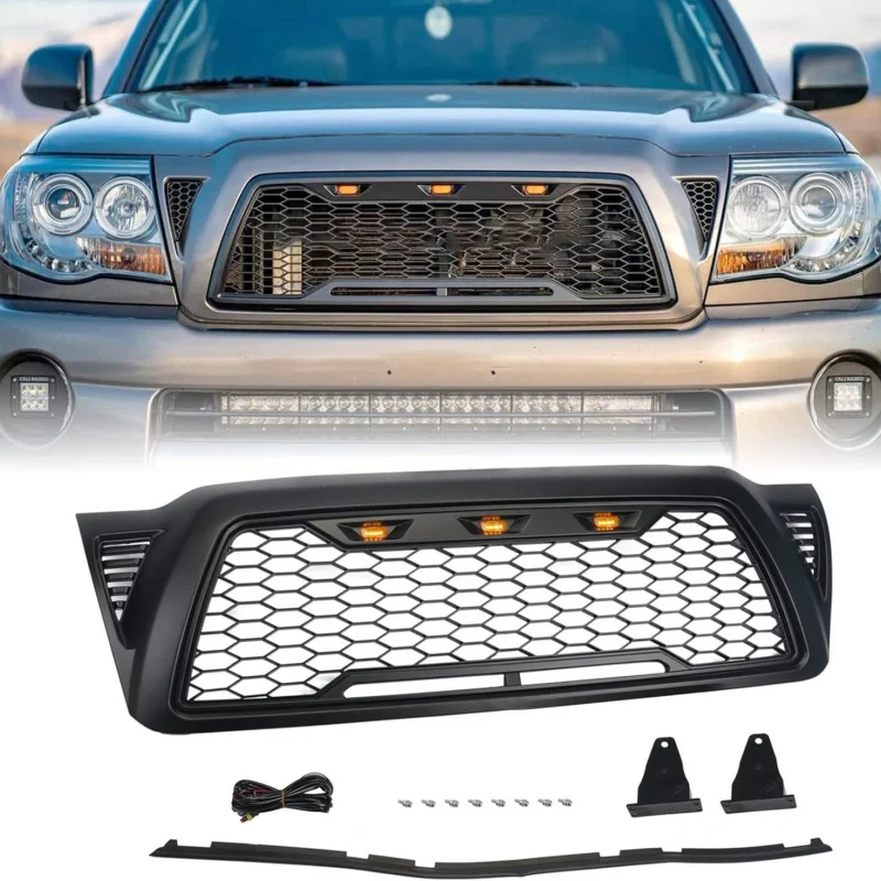 Best-selling pickup truck grille is suitable for2005-2011Tacoma front grille 6