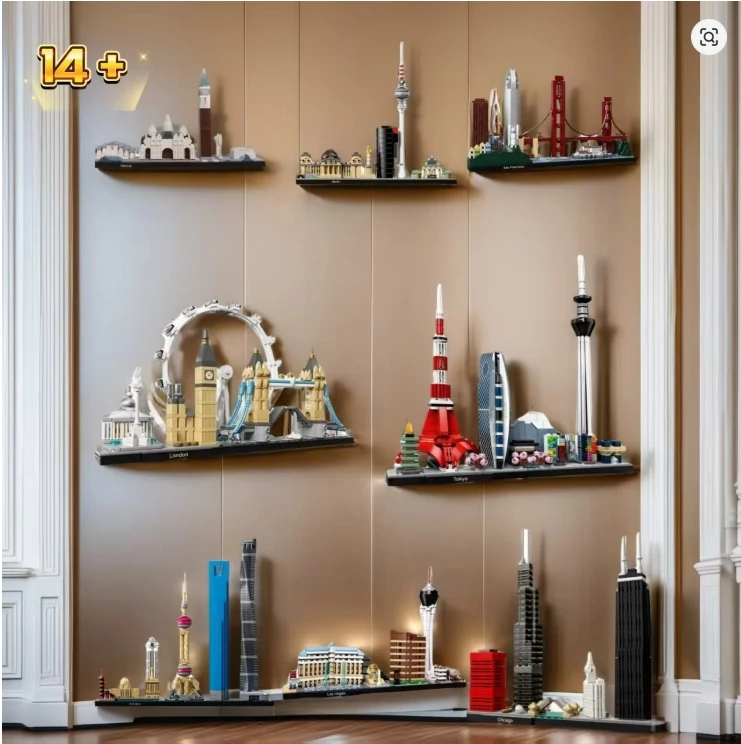 Desktop Decoration Skyline Model Ornament 21044 21027 21026 21047 Collectibles Christmas and Birthday Gifts