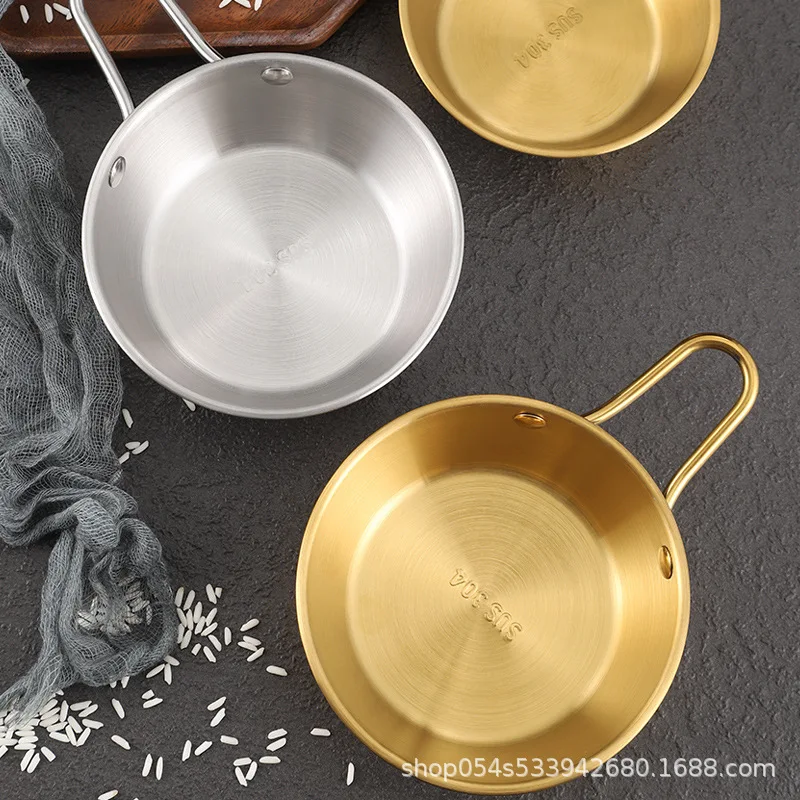 وعاء سلطة ذهبي وفضي من الفولاذ المقاوم للصدأ، وعاء نودلز الأرز، وعاء نودلز لاميان، أدوات المائدة المطبخ، حاوية الطعام