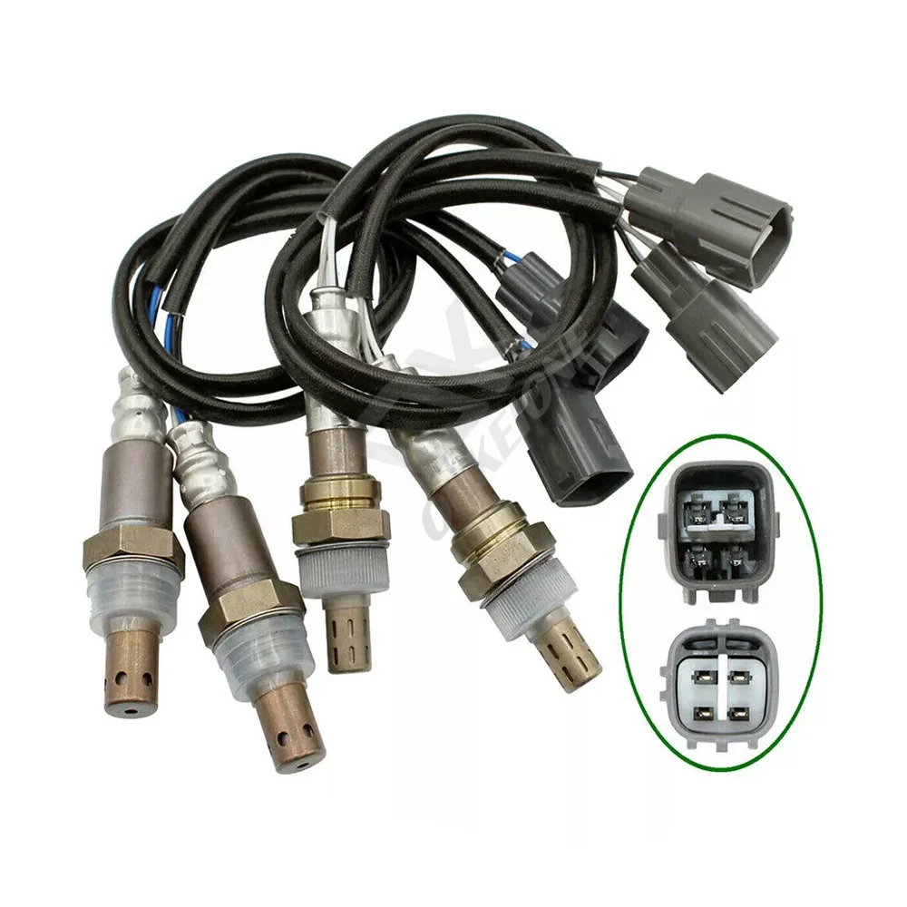 4Pcs for 2005 2006 Toyota 4Runner Tacoma 4.0L Oxygen Sensor O2 Upstream Downstream Front Rear Lambda 234-9051 234-4260 234-4261