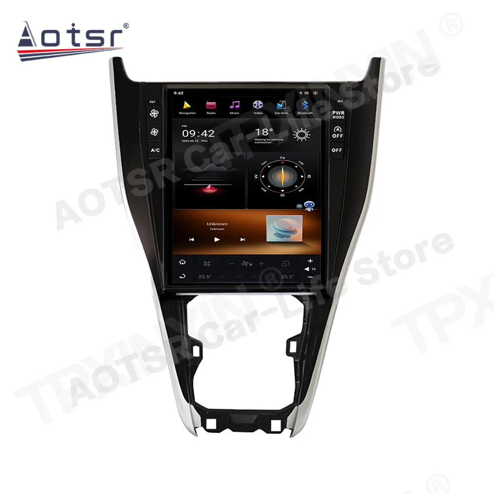 Qualcomm Tesa- Android 11 Car Radio Receiver For Toyota Harrier XU6 2013 2014 2015 2016 2017 2018-2020 GPS Autostereo Head Unit