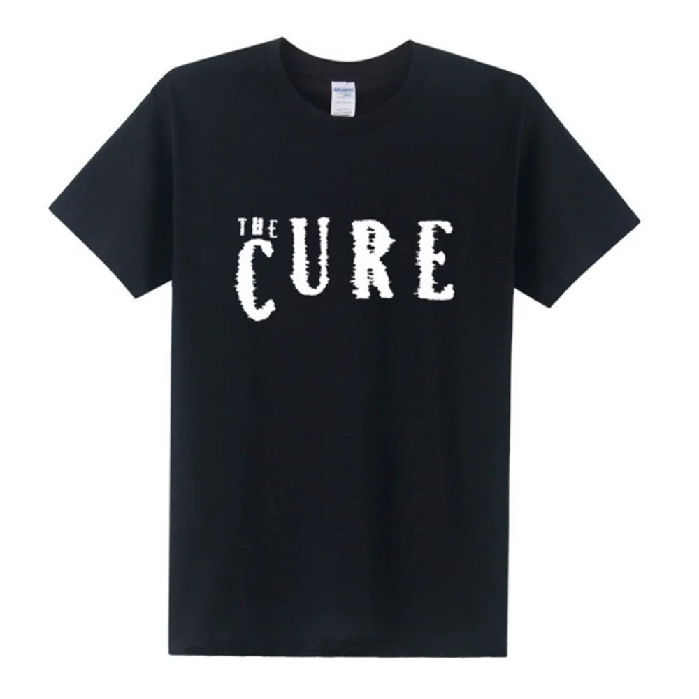 The Cure T Shirt Men HipHop Fashion T-shirt Men Short Sleeve O Neck Cotton Punk Classic Tops Tee Free Shipping Streetwear