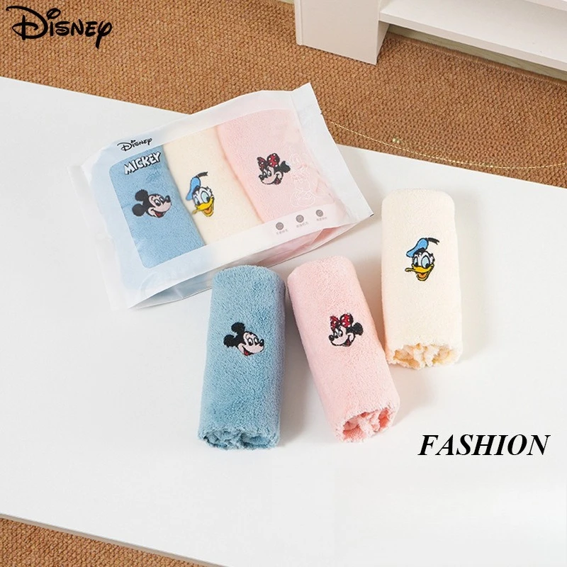 

MINISO Disney towel 3 coral velvet household water absorption cartoon cute face wash towel children's towel gift