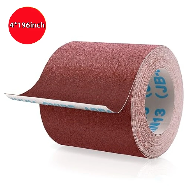 لفة ورق صنفرة 5 متر 80، 150، 240، 320، 400، 600 قماش ورق صنفرة شبكي لآلة الصنفرة الدوارة، النجارة، السيارات، المعدنية #1