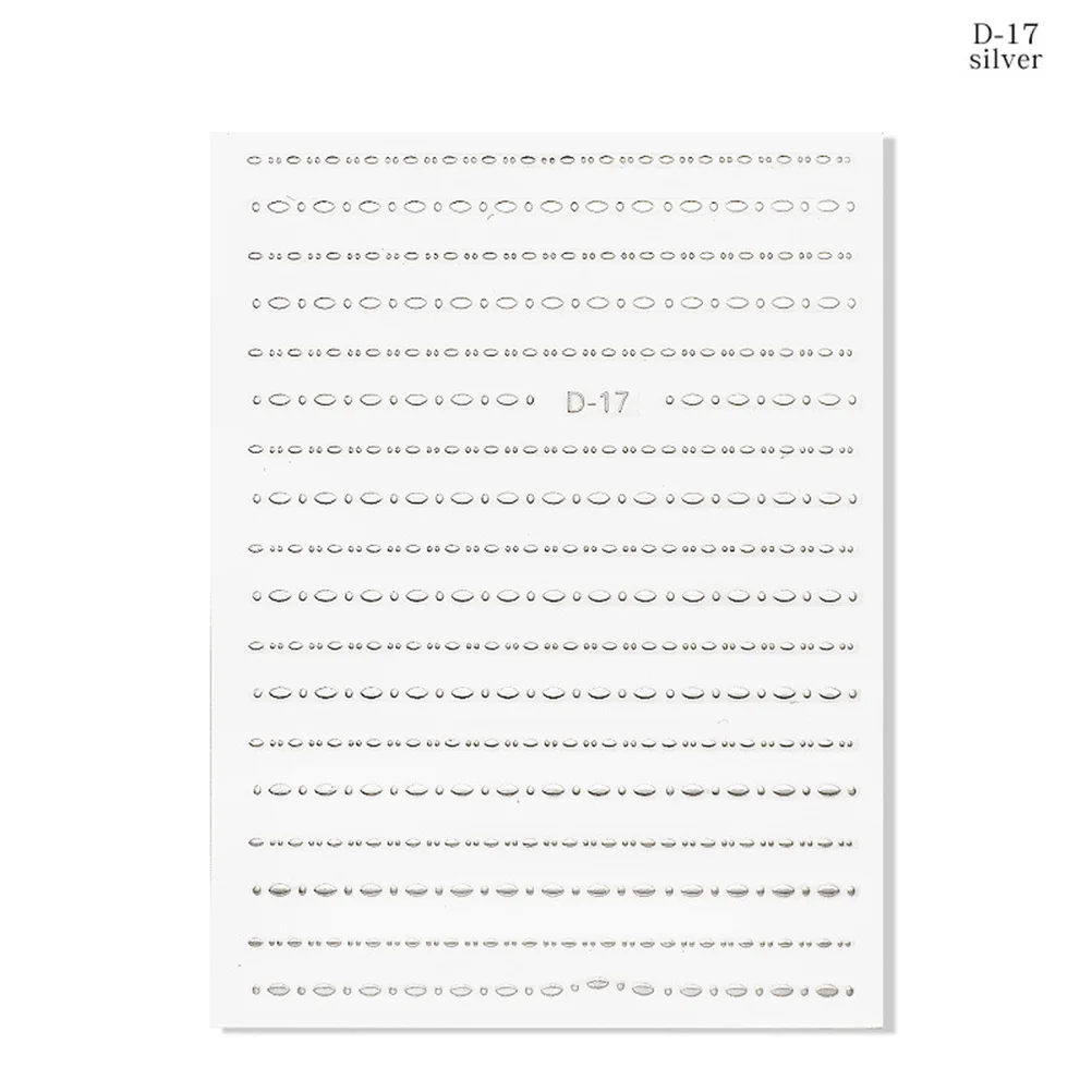 5 枚の 3D ネイルステッカー プレミアム柔軟なチェーンデザイン DIY マニキュアアートデカール クリスマスホリデーパーティーイベント クリスマスネイル用