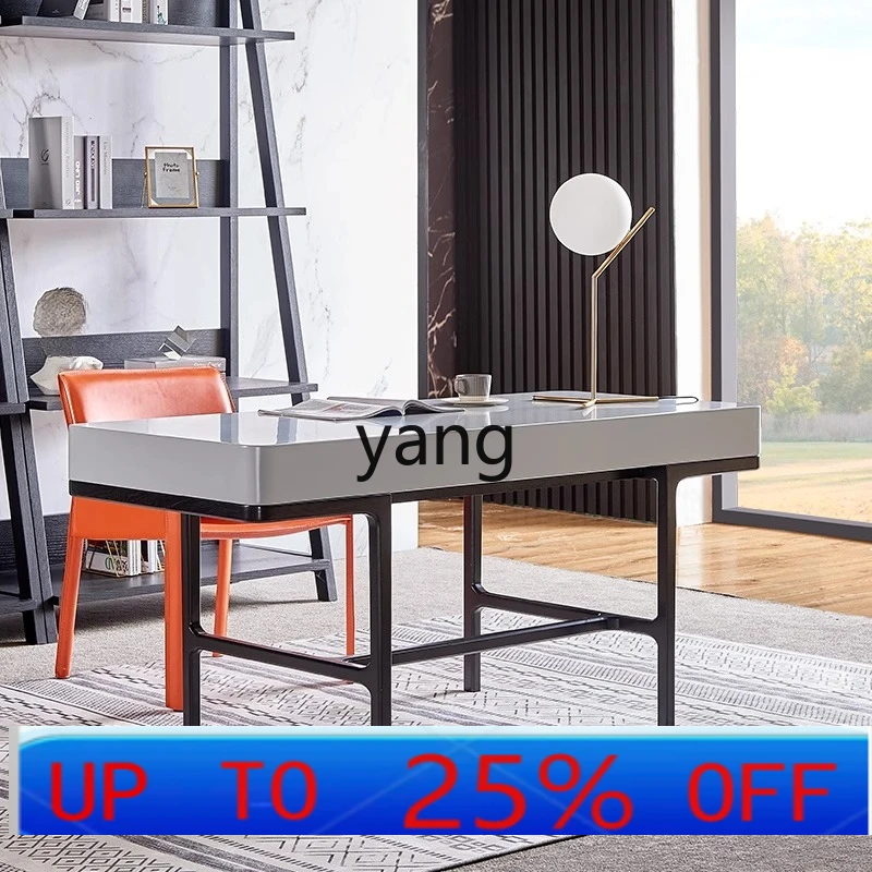 

Lmm solid wood desk light luxury desk study computer table study furniture