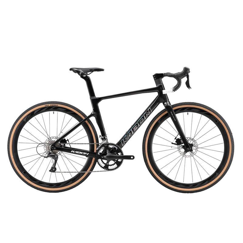 

KABON Carbon Gravel Road Bike Disc Brake 700cX40c Trail Gravel Road Bike with R8000 22 Speeds Racing Bicycle for Men and Women