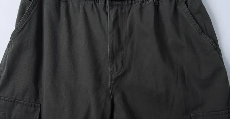 Pantalones Cargo sueltos de 145kg para hombre, pantalón informal de talla grande 6XL, 7XL, 9XL, 10XL, 4 colores, primavera y verano