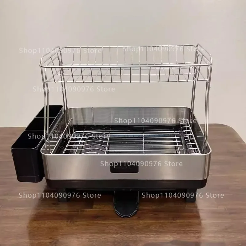 

304 stainless steel dishes double drain rack cup drying rack chopstick holder knife holder kitchen with drain bowl holder