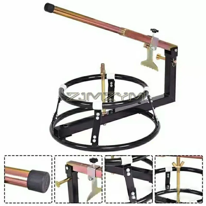 Portable Motorcycle Tire Changing Stand Easy Installation Replaces With Bead Breaker Changing Mount Assistance